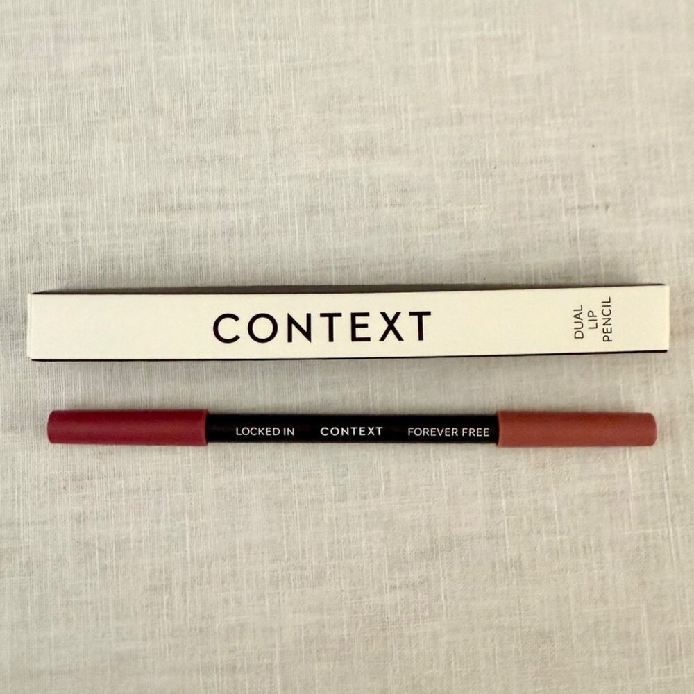 Context Dual Lip Liner Pencil Full Size 0.04 Oz in Locked In and Forever Free